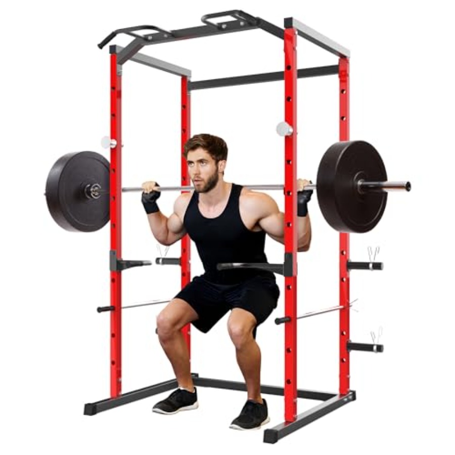 Squat Rack Power - Heavy-Duty Power Cage with Pull-Up Bar