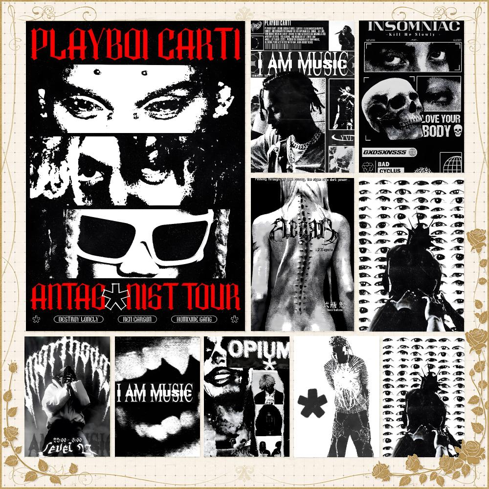 Home Gym Aesthetic - Rapper P-Playboi Carti Opium Aesthetic Poster