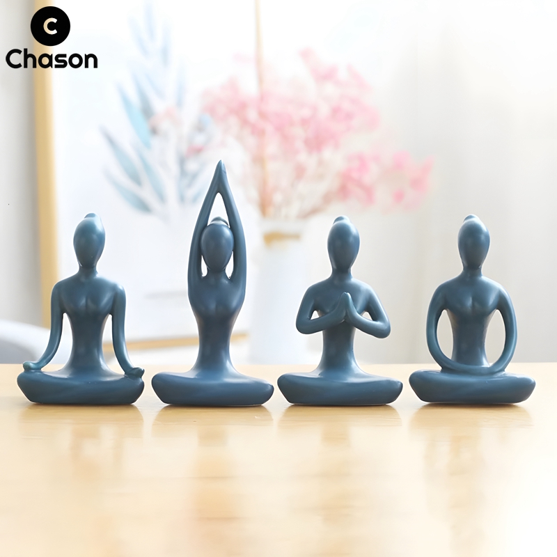 Blue Zen Abstract Yoga Poses G - Home Gym Zen ulasan dan harga