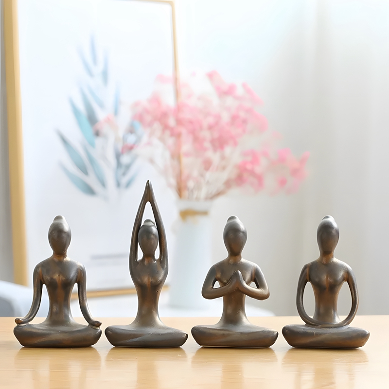 Blue Zen Abstract Yoga Poses G - Home Gym Zen ulasan dan harga