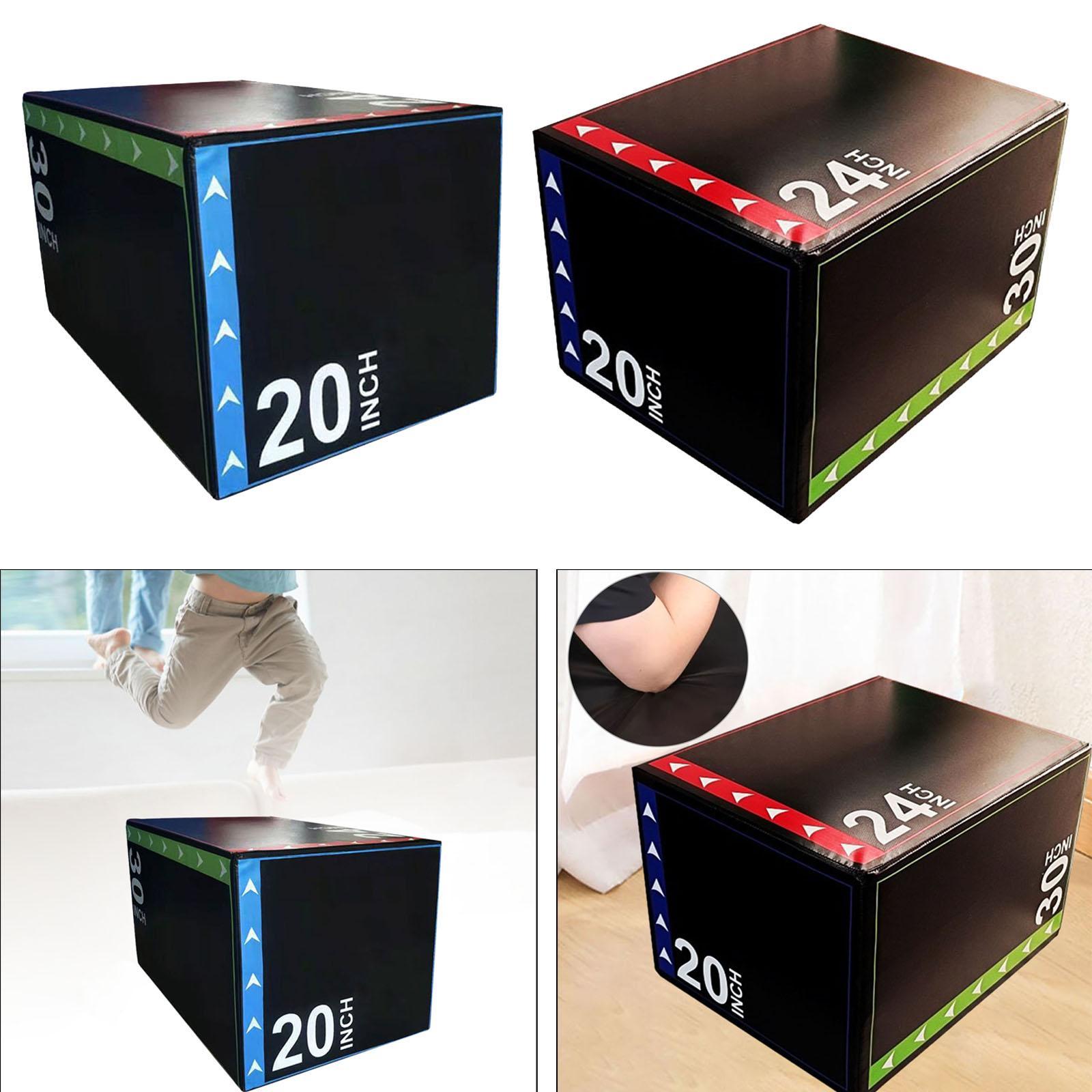 3-in-1Jump Box Plyometric Box  - Home Gym On Carpet ulasan dan harga