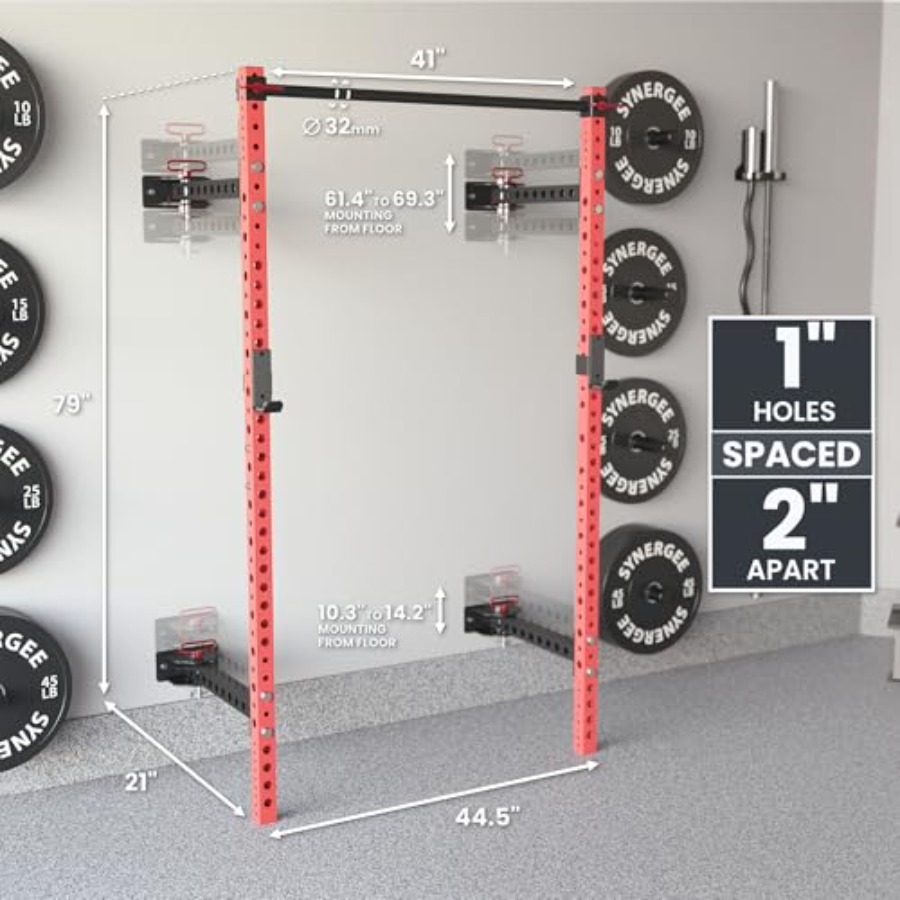 2200 Series Folding Squat Rack - Squat Rack Power ulasan dan harga