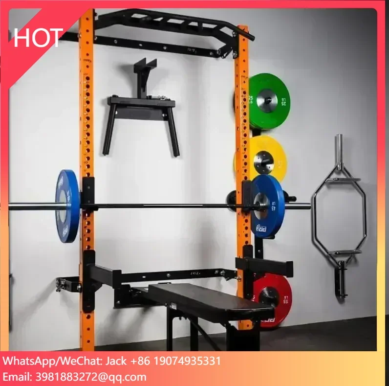 Gym and Home Use Fitness Equip - Home Gym Folding Rack ulasan dan harga