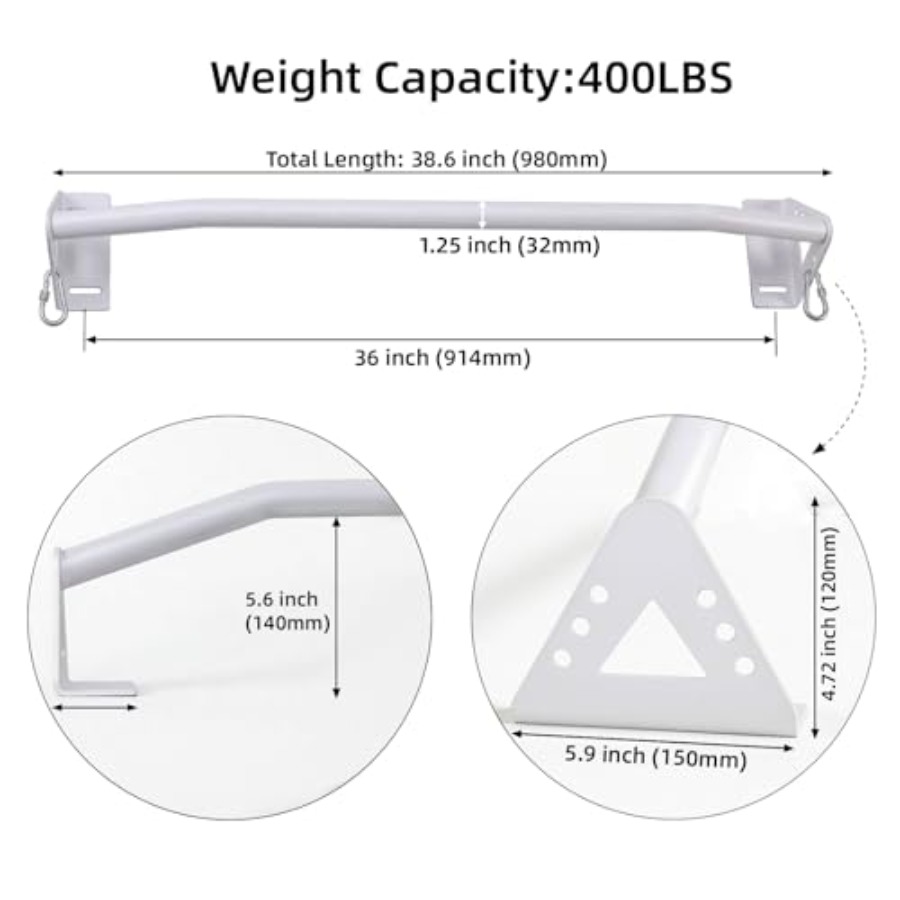 Wall Mounted Pull Up Bar Doorw - Chin Up Doorframe ulasan dan harga