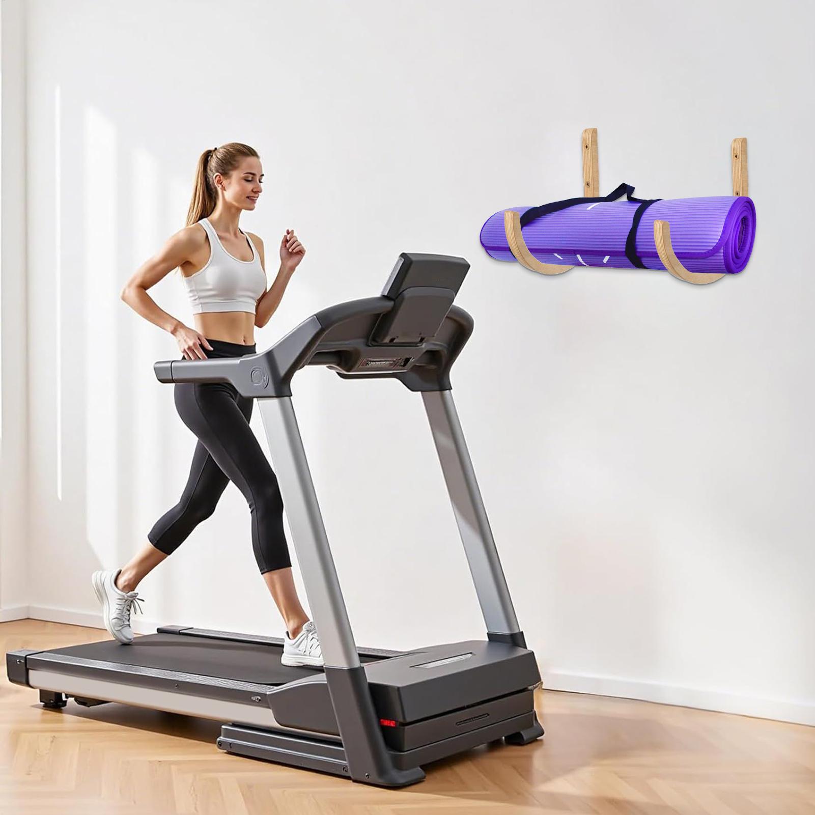 Yoga Mat Storage Rack 2 Pieces - Home Gym Folding Rack ulasan dan harga
