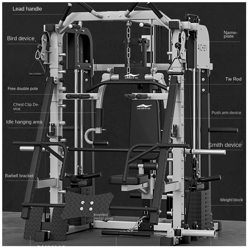 Fitness Light Commercial Smith - Leg Press Machine ulasan dan harga