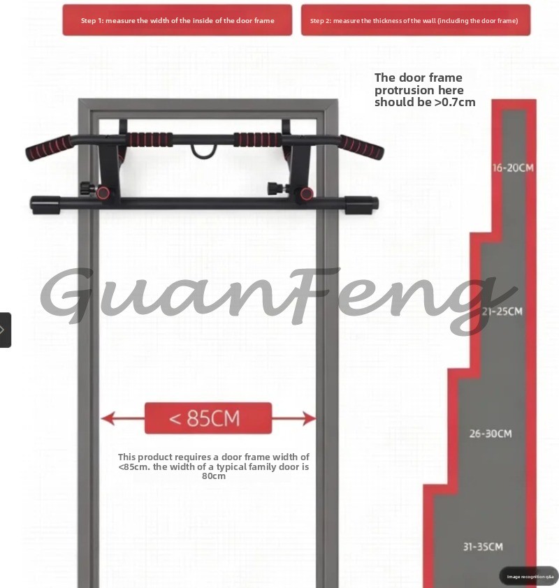 Door Frame No‑Screw Pull‑Up Ch - Chin Up Doorframe ulasan dan harga