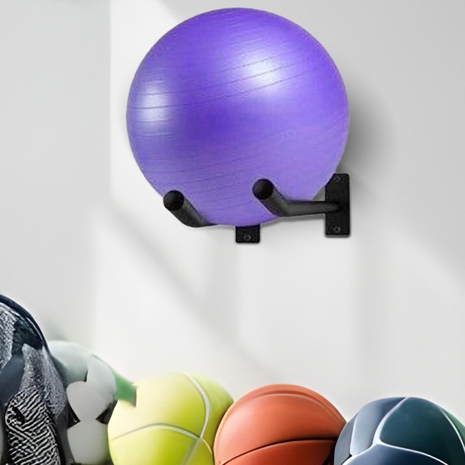 Yoga Ball Wall Mount Storage R - Home Gym Folding Rack ulasan dan harga