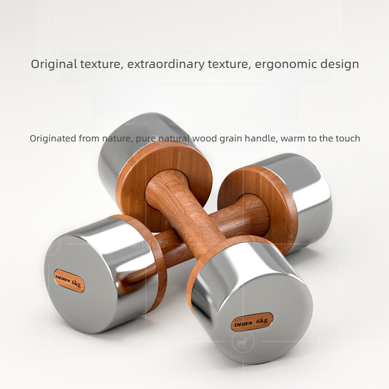 Wood & Steel Adjustable Dumbbe - Home Gym Design ulasan dan harga