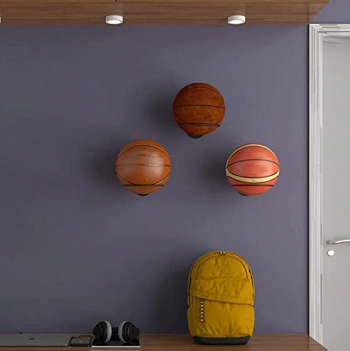 Space Saving Wall Mounted Bask - Home Gym Folding Rack ulasan dan harga