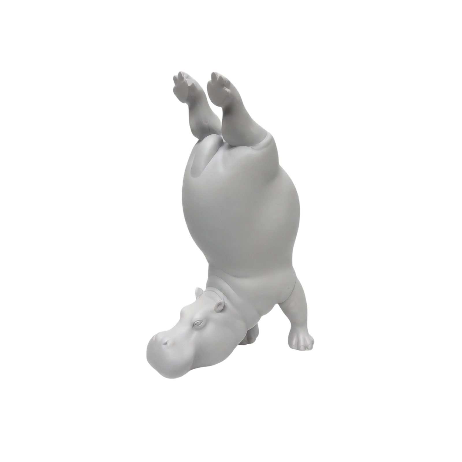 Yoga Hippo Resin Figurine Zen  - Home Gym Zen ulasan dan harga