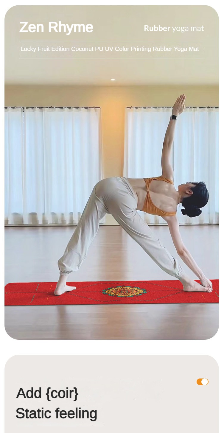 Zen Rhyme Frosted Pu Natural R - Home Gym On Carpet ulasan dan harga