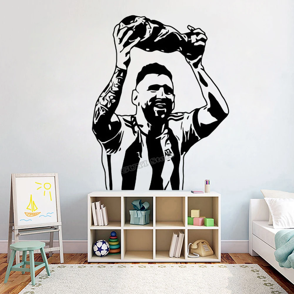 Messi Wall Sticker Vinyl Decal - Home Gym Aesthetic ulasan dan harga