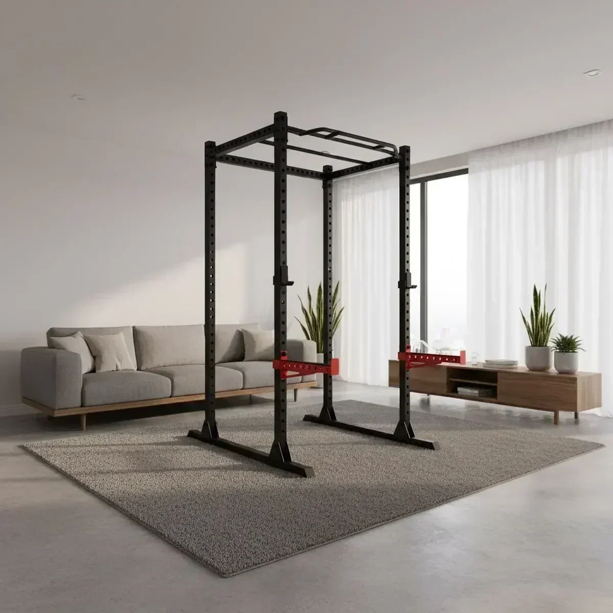 Adjustable Home Gym Squat Rack - Squat Rack Power ulasan dan harga