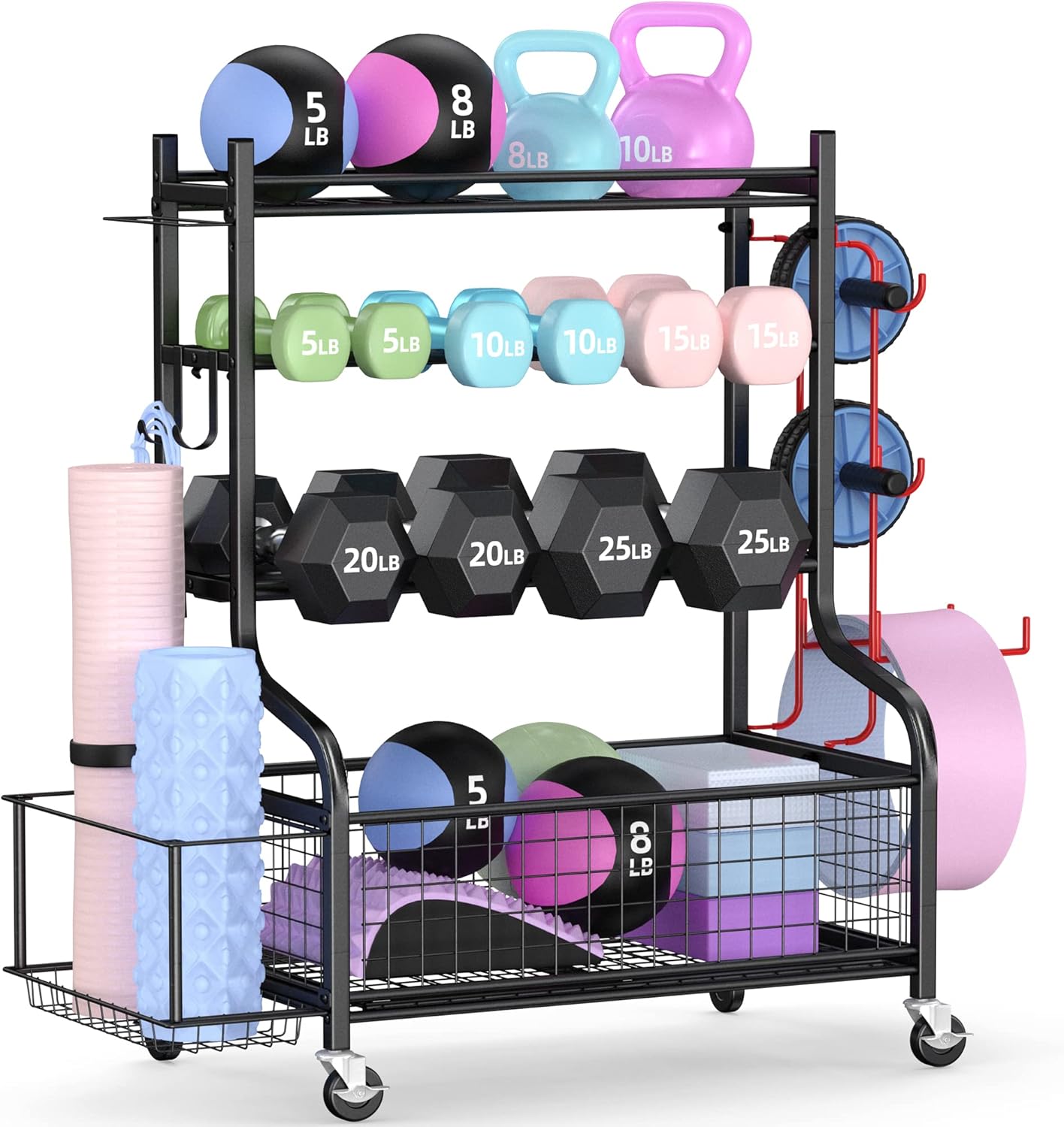 Home Gym Dumbbell Rack with Wh - Home Gym Training ulasan dan harga