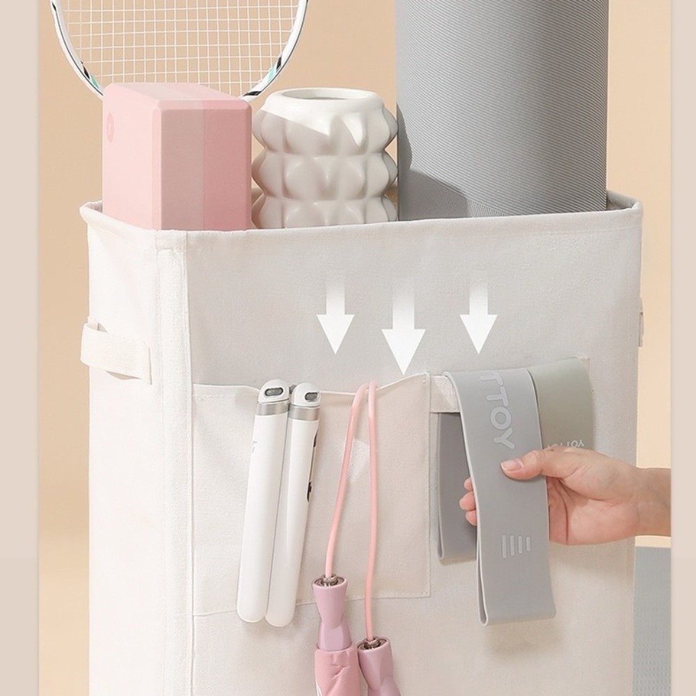 Folding Yoga Mat Storage Baske - Home Gym Folding Rack ulasan dan harga