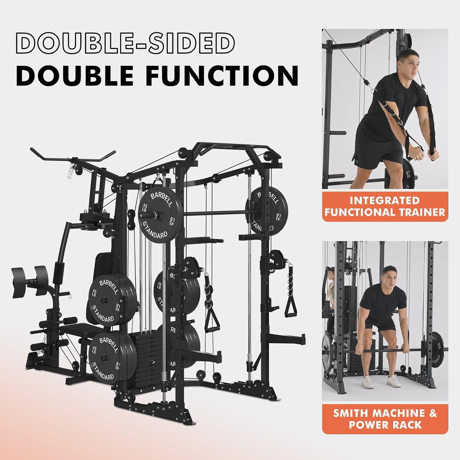 Dual-Station SmithΔ Machine Po - Home Gym With Smith Machine ulasan dan harga