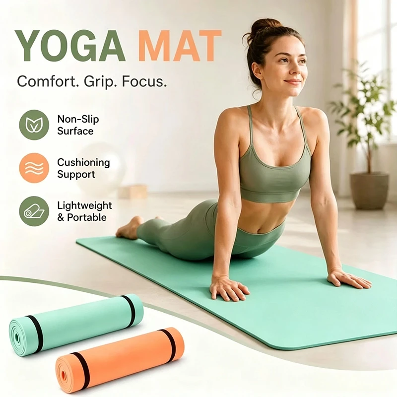 Hot Sale Yoga Mat Pilates Fitn - Home Gym On Carpet ulasan dan harga