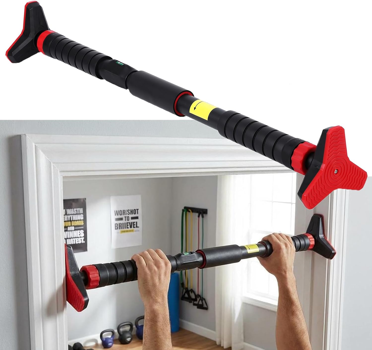 Doorway Pull Up Bar, Door Fram - Chin Up Doorframe ulasan dan harga