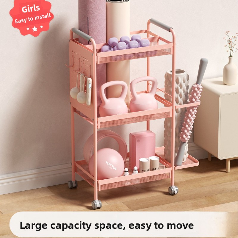 Minimalist Iron Storage Rack M - Home Gym Folding Rack ulasan dan harga