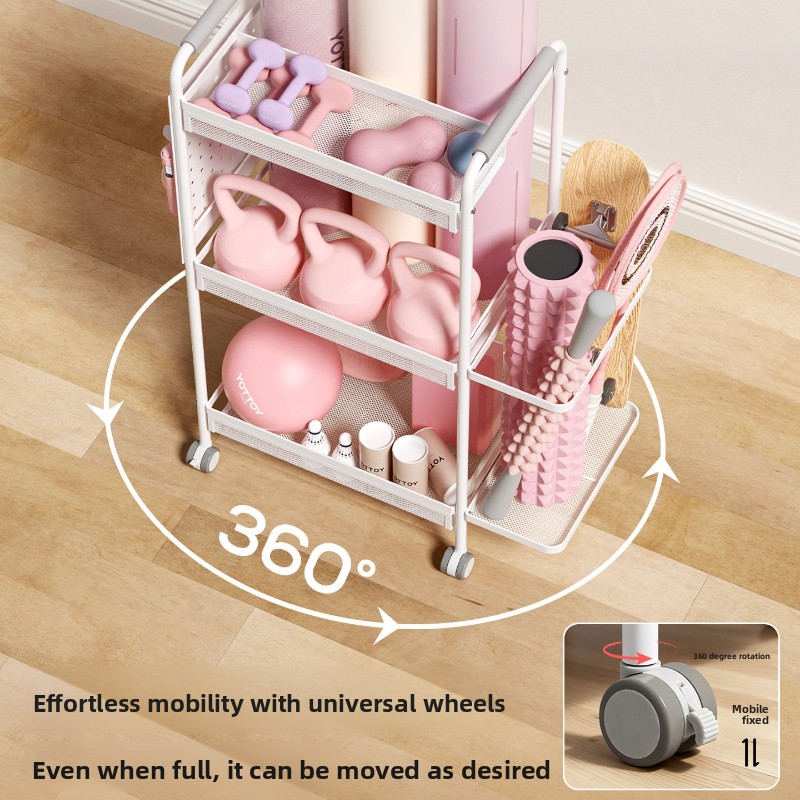 Minimalist Iron Storage Rack M - Home Gym Folding Rack ulasan dan harga