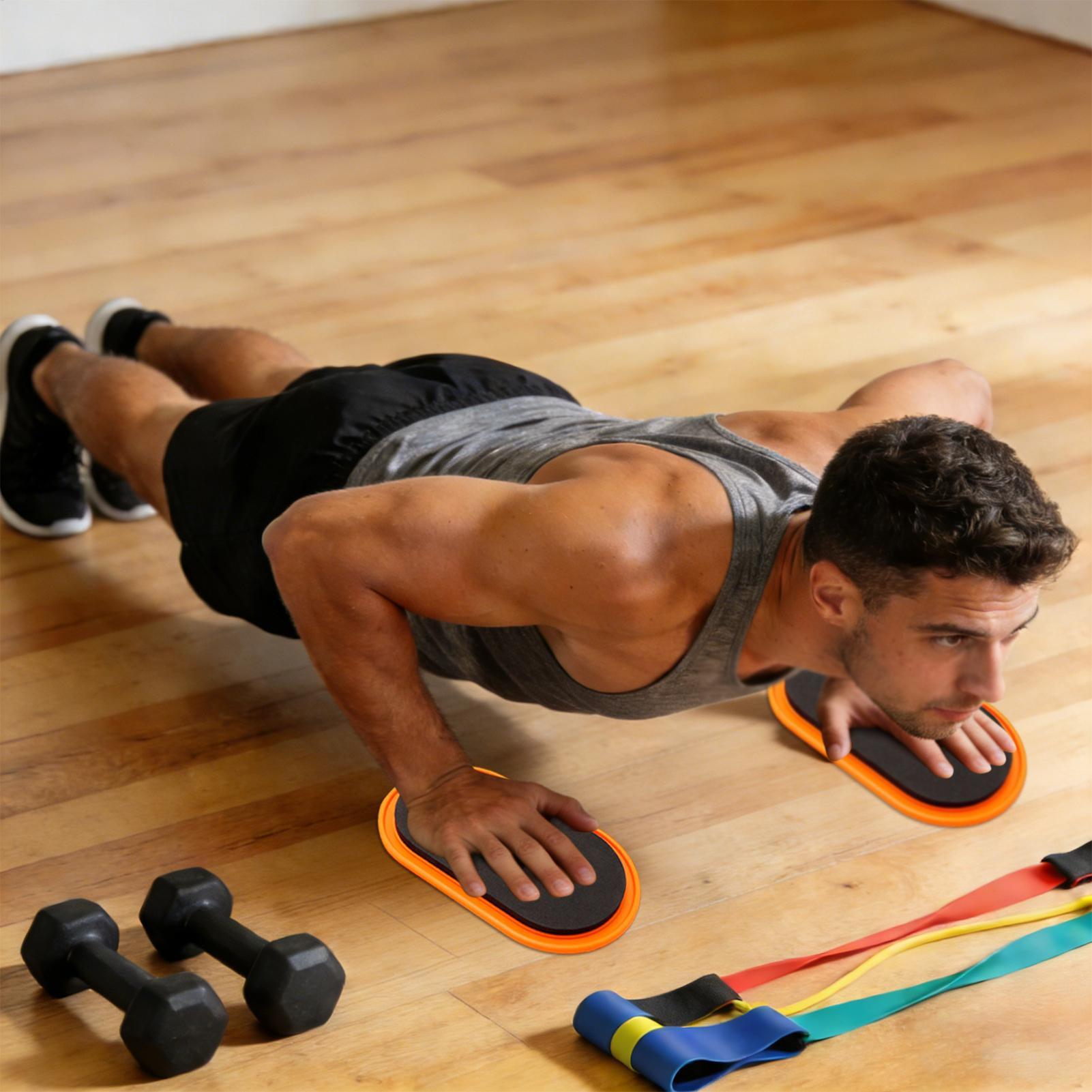 Core Sliders Oval Shape Workou - Home Gym Gym Equipment ulasan dan harga