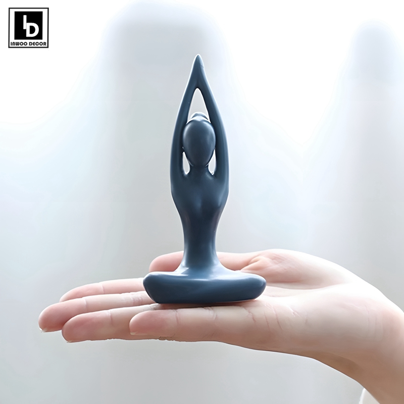 Abstract Yoga Poses Zen Cerami - Home Gym Zen ulasan dan harga