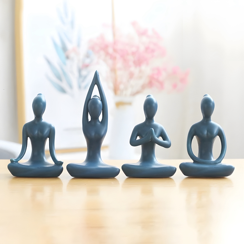 Abstract Yoga Poses Zen Cerami - Home Gym Zen ulasan dan harga