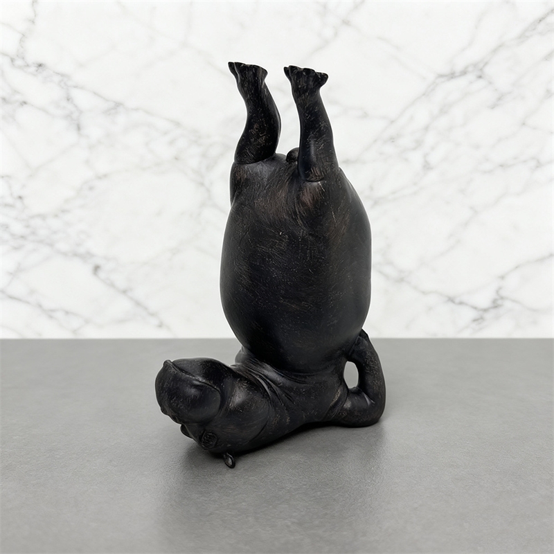 Yoga Hippo Resin Figurine Zen  - Home Gym Zen ulasan dan harga
